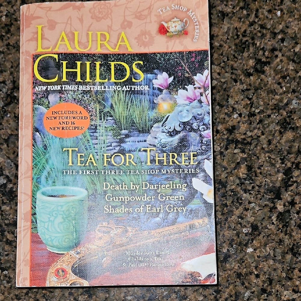3 Books In 1 - Laura Childs 'Tea for Three' Book